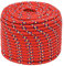 vidaXL Bootsseil Ankerleine Festmacher Tauwerk PP Leine Seil Tau Polypropylenseil Geflochten Flechtleine Rot 12mm 25m Polypropylen