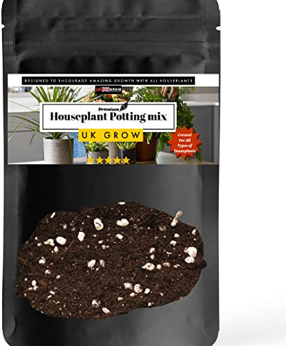 UK GROW 30L Houseplant Potting Mix (Enriched with Perlite) Specialist Growth Technology Mimicing Natural Growth on the Westland for Optimum Growth (30L)