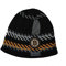 47 Brand Old Time Hockey (OTH) Cuffless Rugby Stripe Beanie Hat - NHL Knit Skull Cap, Schwarz, Einheitsgröße