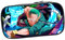 IOSCDH One-Piece Zo-ro Design Pencil Case, Cartoon Anime Pencil Case große Kapazität Pen Pouch Compartment Zip Portable Student Briefpapier Box geeignet für Kinder und Jugendliche in der Schule-F