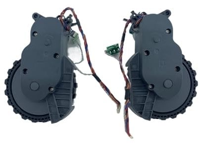 Robot Left And Right Wheel Motor Module, Compatible For Roborock S7, S70, S75, S50, S55, S50Max, S55Max. Vacuum Cleaner Drive Wheel Module, Anti-skid Wheel (Color : L+R 2PCS Wheel, Size : T7S PIus)