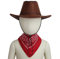 Lpitoy Western-cowboyhut Mit Halstuch, Cowboy-partyhüte, Bandanas-Pack, Western-cowboyhut Für Halloween, Cosplay, Kostüm, Verkleidung, Partyzubehör