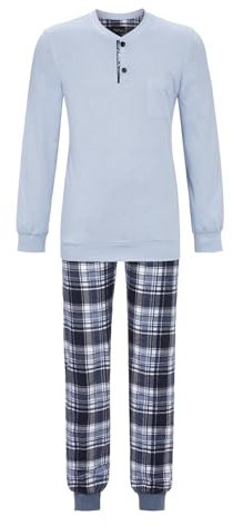 Ringella Pyjama mit Strickbündchen Farbe Light Shadow, Größe 52