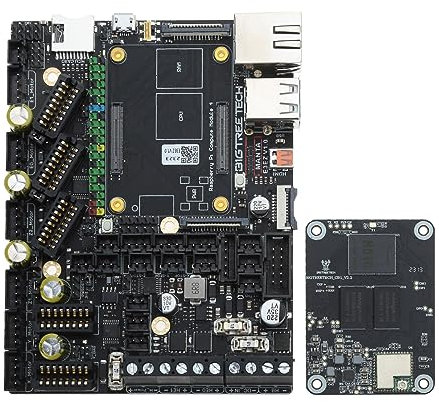 Manta E3EZ + CB1 -V2.2 - Kit de placa de control para impresora 3D Ender-3/-V2/BIQU-B1, controlador silencioso, placa base Manta E3EZ + CB1 -V2.2, kit de placa de control para Ender-3/-V2/