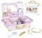 Smoby – Disney Princess Kosmetikkoffer - Styling- & Friseurkoffer mit Spielzeug-Kosmetik (unecht) & Zubehör - für Kinder ab 3 Jahren (35,5 x 28,6 x 28,5 cm)