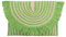Fecialy Women Fringe Straw Clutch Purses Envelope Summer Beach Bags Woven Clutch Handbags, Green