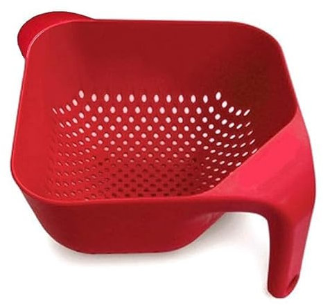 Colador de verduras cuadrado para cocina, multiusos para frutas y verduras, lavadora de pasta para cocina