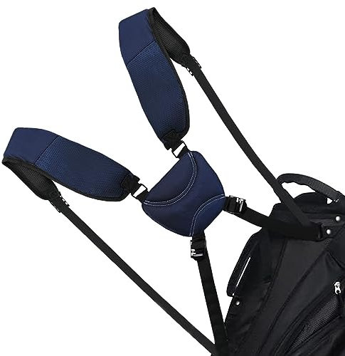 WASTEBIN Bequemer Golftaschen Schultergurt Verstellbare Doppelte Schultergurte Rucksack Tragegurt Golftaschen Zubehör