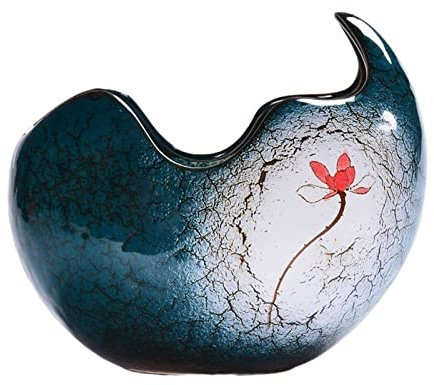 LLMTYO Pots de Plantation Pot de Fleurs d'intérieur Pot de Fleurs spécial pour Plantes hydroponiques Bol créatif pour nénuphars Pot de Plantes personnalisé Petit Aquarium Pots d'extérieur (A)