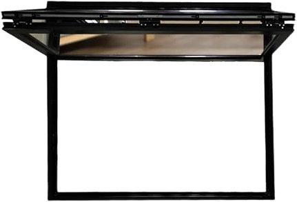 LVLDAWA Servicefenster Aus Aluminiumlegierung Für Food Trucks, Bündig Montierte, Isolierte Faltschiebefenster Mit Belüftung, Servierfenstertür Für Imbissstände(100x90cm)