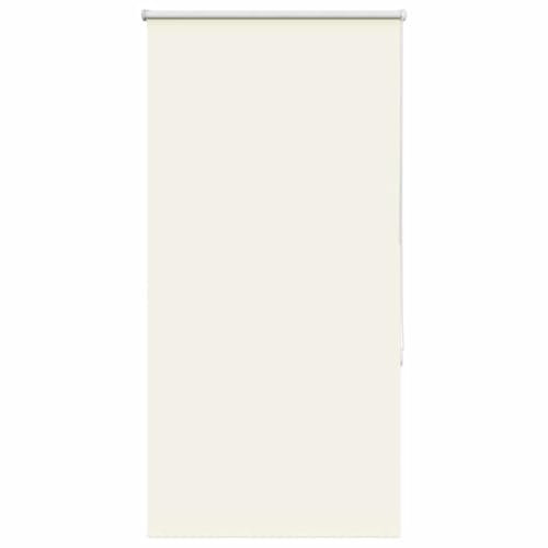 vidaXL Verdunkelungsrollo Cremeweiß 70x130cm Stoffbreite 65,7 cm, Rollo, Klemmfix, Thermorollo, Verdunklungsrollo, Klemmrollo, Fensterrollo