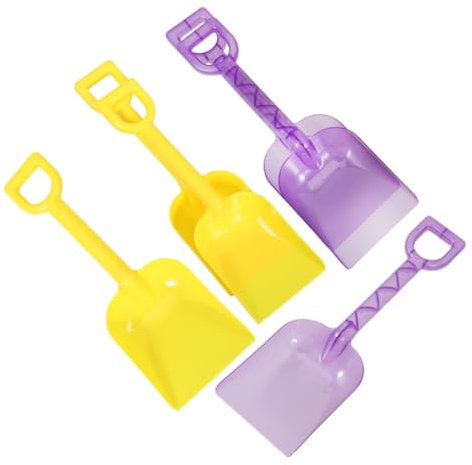 Milisten 6 Pezzi set pala da spiaggia pala di sabbia Spade per scavare pala da giardinaggio giocare paletta sandbox giocattoli da spiaggia per la festa paletta di sabbia pale da spiaggia pp