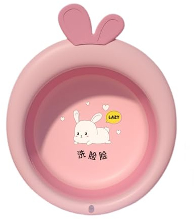 Baby-Badewanne – Faltbare Waschtische für Gesicht, niedliches Cartoon-Badebecken für | Cartoon-Waschwanne für, leicht & tragbar für Zuhause oder Reisen