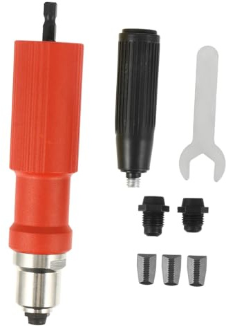 FELTECHELECTR Elektrischer Nietaufsatz Adapter für Akkuschrauber Vielseitiger Blindnietadapter für Tür und Fensterbau Auto und Luftfahrtfertigung Tragbarer Leiser Rivet Connector und Insert Nut