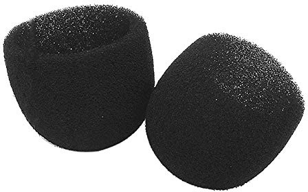 Fpbiagoq Black Microphones Windscreen Headsets Covers Foam for SLX24 PGX24 PG58 BETA58A Mic Covers Windscreen Foam Cover