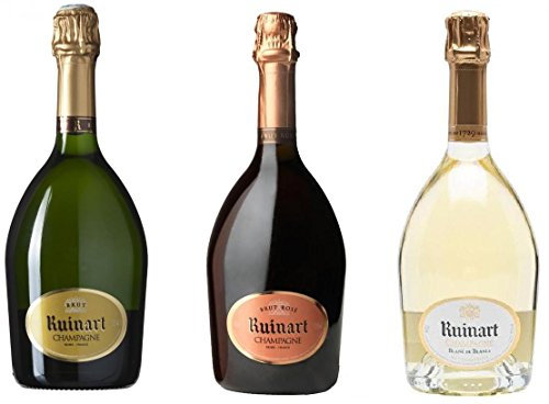 Discovery Lot 3 Ruinart Champagner 3x75cL - 1 Ruinart Brut, 1 Ruinart Rosé, 1 Ruinart Blanc de Blancs