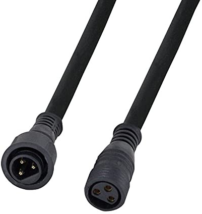 LEDJ Exterior Spectra Series Power 3-polig Stecker - Buchse 1 m