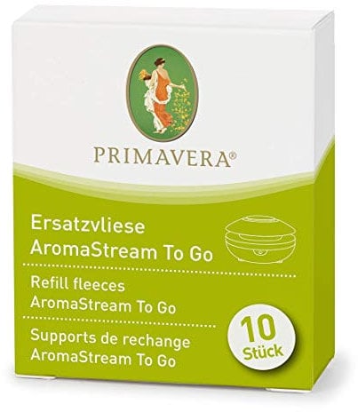 Primavera Ersatzvliese Aroma Stream to Go 10 St. - original Duftvlies - Lufterfrischer, Diffuser, Raumduft - Aromatherapie