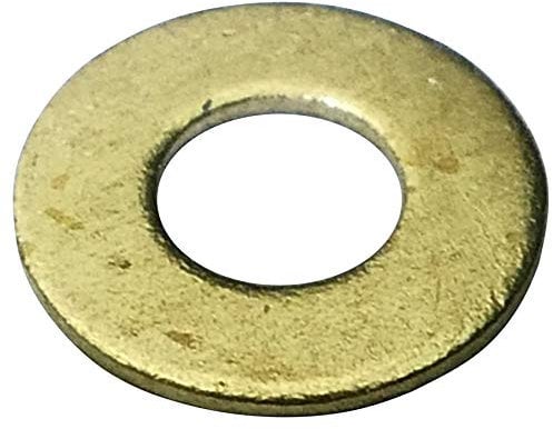 Aerzetix: 100x rondelle Plate M2 Ф5mm H0.3mm DIN125A Laiton C19037