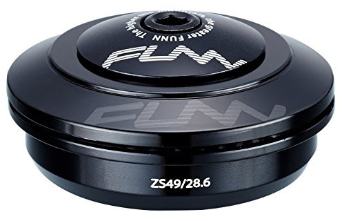 Funn Descend Upper Headset ZS49/28.6, Zero Stack Angular Contact Bearing Upper Headset, Durable and Lightweight Alloy Headset for Mountain Bike, BMX Bike, Road Bike and Gravel Bike