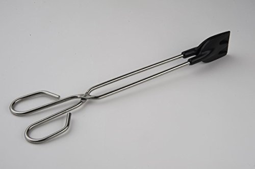 Vier 038 IN Tenacilla Inoxidable con Punta Nylon, 34cm, Acero