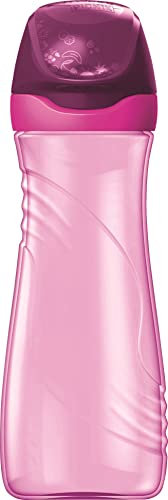 Maped Picnik Origins - Gourde pour Enfants avec Capuchon de Protection- Système Anti-Gouttes et Etanche - en Plastique Sans BPA - Rose - 580ml