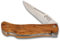 Arbalete G. David - 12 cm Laguiole Jagdmesser - Griffschalen massives Eichenholz - Klinge 10 cm matt