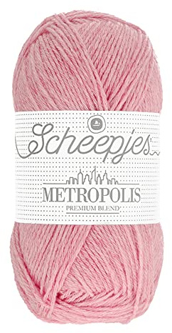 Scheepjes Metropolis 50g - 052 Bangalore, Pink Knitting & Crochet Yarn