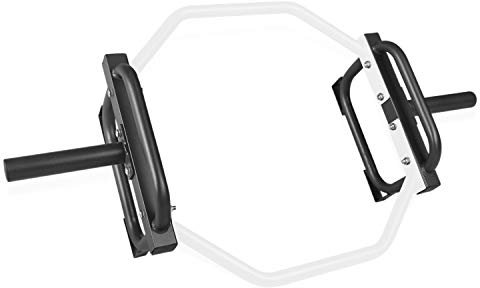 CAP Barbell Olympische Trap Bar, Hex-Stange, Shrug Bar, Kreuzheber, weiß, 50 inches