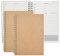 2 Stück To Do Liste - Tagesplaner Block, 100 Seiten/50 Blatt Kraft Cover To Do Listen Block Notizblöcke, Ziel und Zeitmanagement Notizbuch für Reise Schule Organizer Tagesplaner Heute