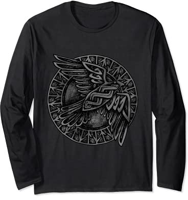 Viking Raven Rog Gift Vikings Long Sleeve T-Shirt