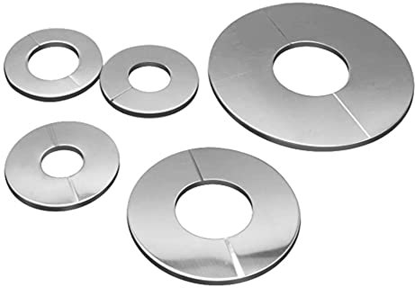 2 x 51 mm Rohrabdeckung/Kragen/Radring für 51 mm Rohre