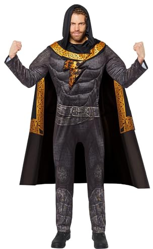 Amscan - Adults Officially Licensed DC Comics Black Adam Men's Fancy Dress Costume Size: Medium - X-Large