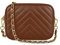 Parubi Clutch Umhängetasche, Gesteppte Handtasche aus Echtem Leder, Geflochtene Umhängetasche mit Kette, Tasche mit Schulterriemen für Frauen und Mädchen (Model Lola)