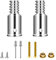 Sartatue Thread Tip Replacement,Ultra Threaded Tip Repair Kit 0.8 Inch Extension Pole Adapter Tips Metal Threaded Handle Tips for Mop Broom Brush (0.8 Inch-2PCS)