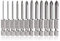 Fixinus 12 Stücke Kreuzschlitz-Schraubendreher-Bits, 1/4 Zoll magnetisches Sechskantschaft-Kreuzkopf-Schraubendreher-Bit-Set, PH00 PH0 PH1 PH2 Bohrwerkzeug-Zubehör, 50mm Länge