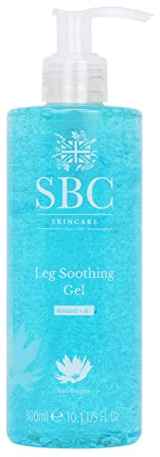 SBC Skincare Leg Soothing Gel for Legs, Ankles & Feet – Fast-Absorbing & Instant Cooling Arnica Gel with Witch Hazel & Glycerin to Soothe Tired, Heavy & Puffy-Feeling Legs, Water-based, 300ml