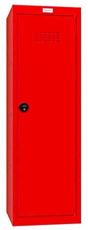 Phoenix Safe Company - CL1244RRC Würfel-Schließfach, Größe 4, mit Zahlenschloss, 1265 x 400 x 400 mm, Rot