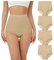 wirarpa Unterhosen Damen Baumwolle Unterwäsche Super Hohe Taille Frauen Slips Hautfarbe 4er Pack Größe XL