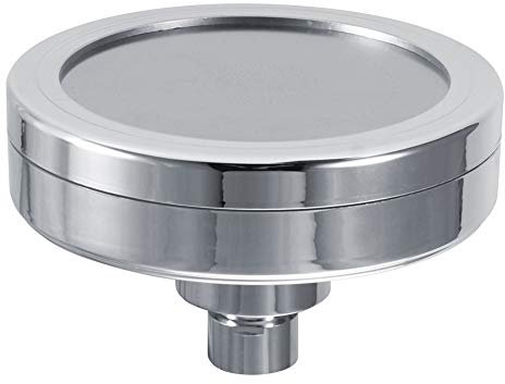 SYH&AQYE Regendusche Duschkopf Brausekopf Duschbrause Dusche Ersatz Kopfbrause Regenduschkopf Rund Einbauduschkopf Schwenkbar Anti Kalk Düsen Poliert Chrom(Silber)