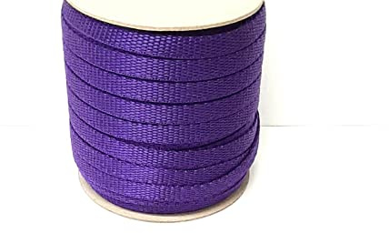 10mm Polypropylene Webbing Heavy Duty Strap For Backpacks Belts Handles Bags Straps Dog Leads (10 Metres, Purple)