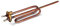 G GRIMALDI Resistenza SCALDABAGNO ARISTON 1200W RIC M6 con Porta ANODO M6 Lunghezza: 148MM-265MM RECO Made in Italy