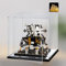 Naconmlet Acryl Vitrine/Schaukasten/Display Case/mit Spiegelboden und LED-Licht/Transparent Display Box für Lego Modellautos, Figuren, Sammlerstücke(25x25x25cm)
