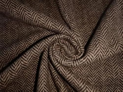 Tweed Suiting 12984 Premium-Stoff, Beige und Braun, 147,3 cm breit