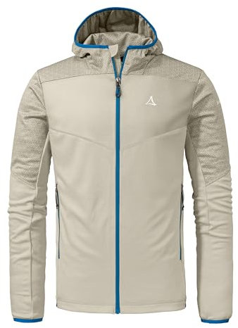 Schöffel Felpa in Pile con Cappuccio Svardalen M Giacca, Grigio Viola, 52 Uomo