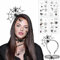 Halloween Haarreifen Spinnen,Halloween Spinne Haarband,Spinne Haarreif,Halloween Haarreifen,mit Halloween-Spinnenhalskette Und Spinne Tattoos,Für Halloween, Karneval und Fasching verkleiden sich