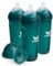 Herobility Doppelte Anti-Kolik-Babyflaschen – 12 fl oz/340ml – 3er-Pack baby flaschen – Dunkelgrün