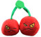 Laruokivi Plants Plush Toys Cherries Stuffed Plushies Doll Figures Birthday Gift for Kids