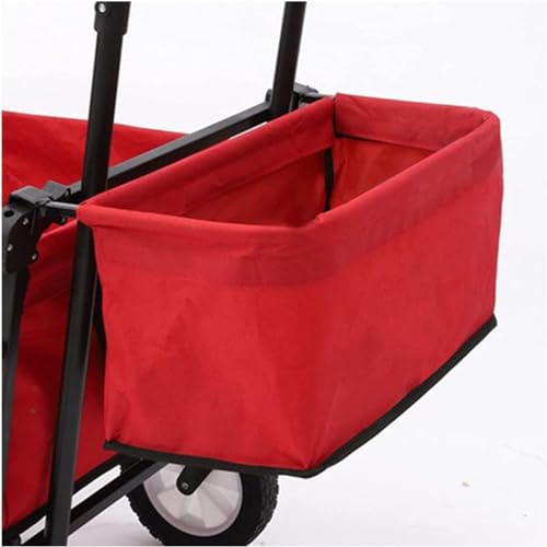 Faltbarer Bollerwagen Folding Hecktasche Outdoor-Einkauf Camping Hand drcken Tragbarer Trolley Warenkorb Zubehr (F)