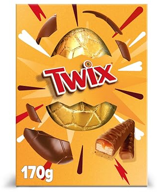 Twix Chocolate & Caramel Biscuits Large Easter Egg 170g